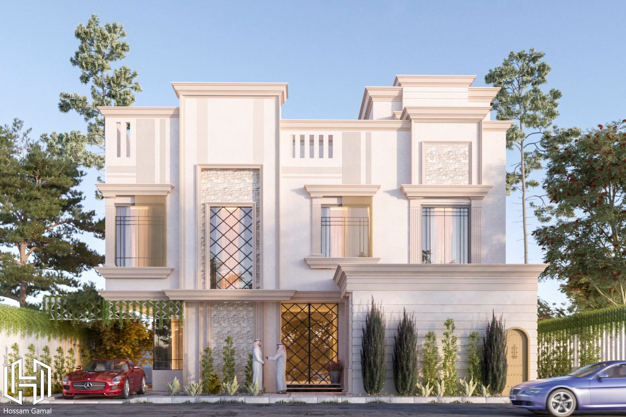 CLAY Studio - Our latest design for a villa exterior in...