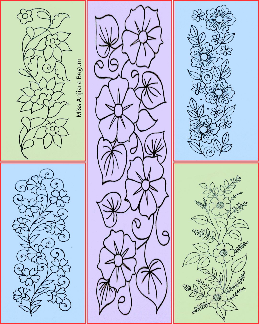 মিস আনজিয়ারা বেগম - Borderline Pattern . . .🌿🌻🌹🌿 | Facebook