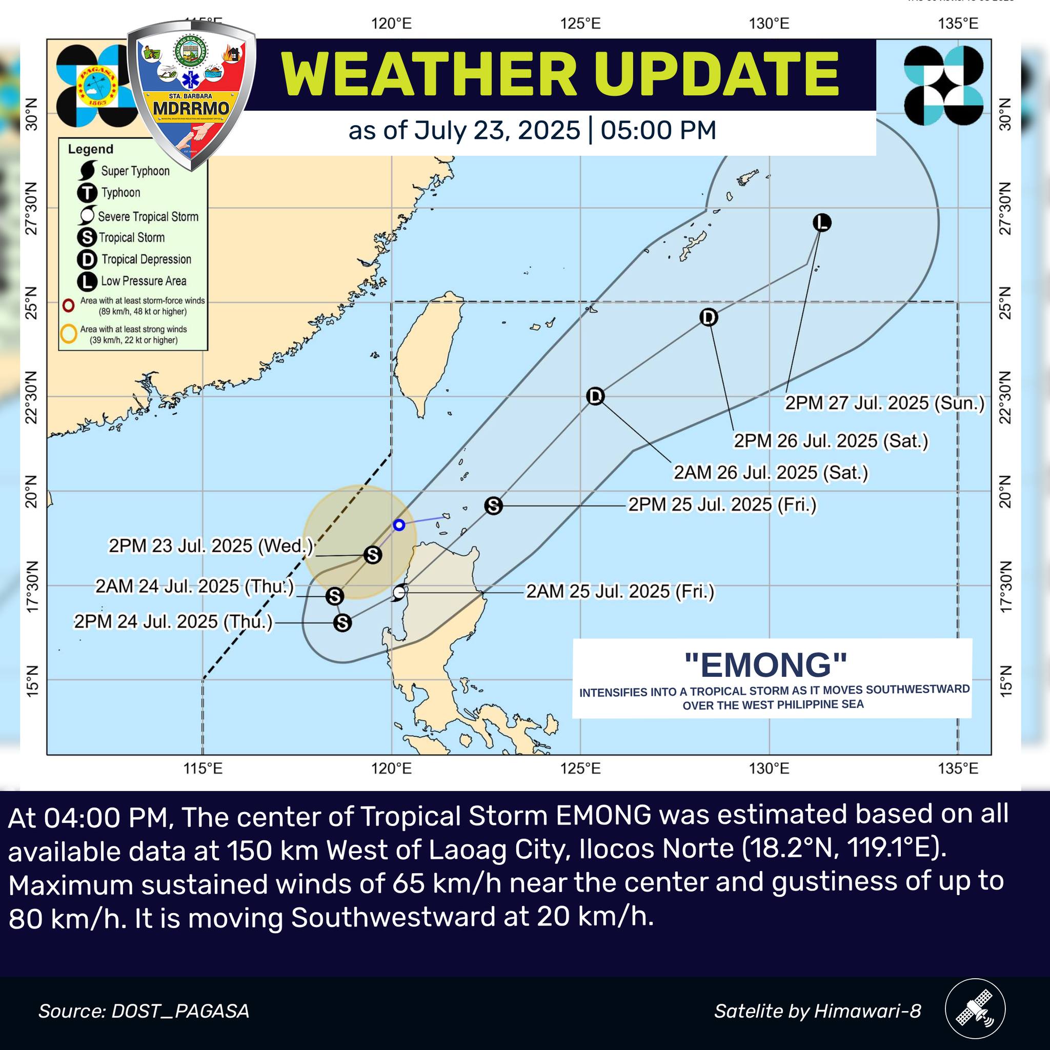 Mdrrmo - 𝗧𝗥𝗢𝗣𝗜𝗖𝗔𝗟 𝗖𝗬𝗖𝗟𝗢𝗡𝗘 𝗕𝗨𝗟𝗟𝗘𝗧𝗜𝗡 𝗡𝗥. 𝟮 Tropical Storm #EmongPH Issued ...