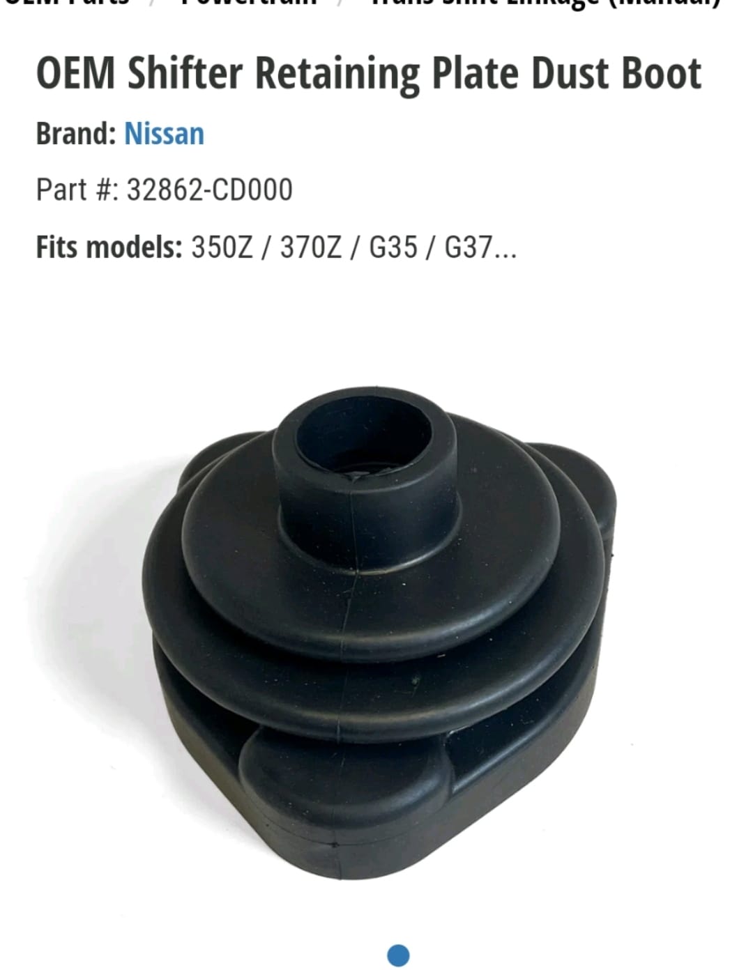 Does anyone have one of the shifter shafts and bushing to sell? I