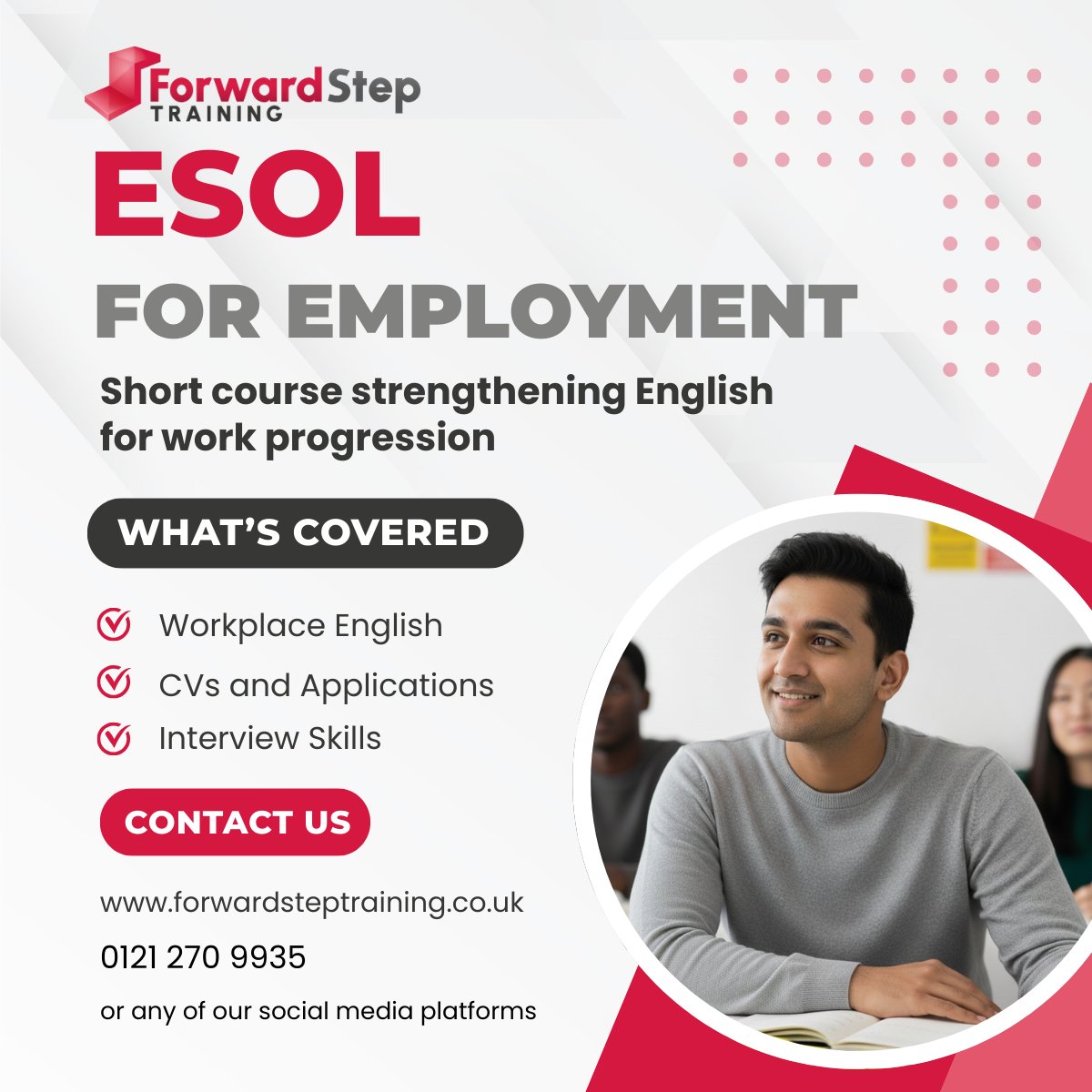 Forward - Forward Step Training are pleased to announce that our well ...