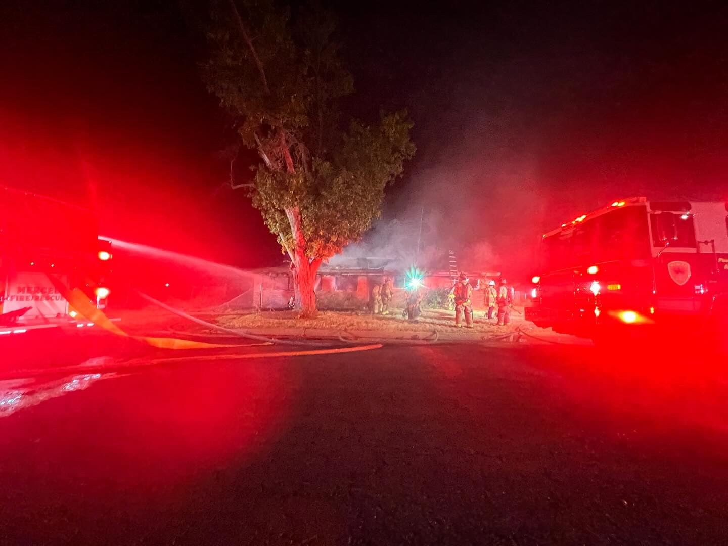 A fully involved... - City of Merced Fire Department