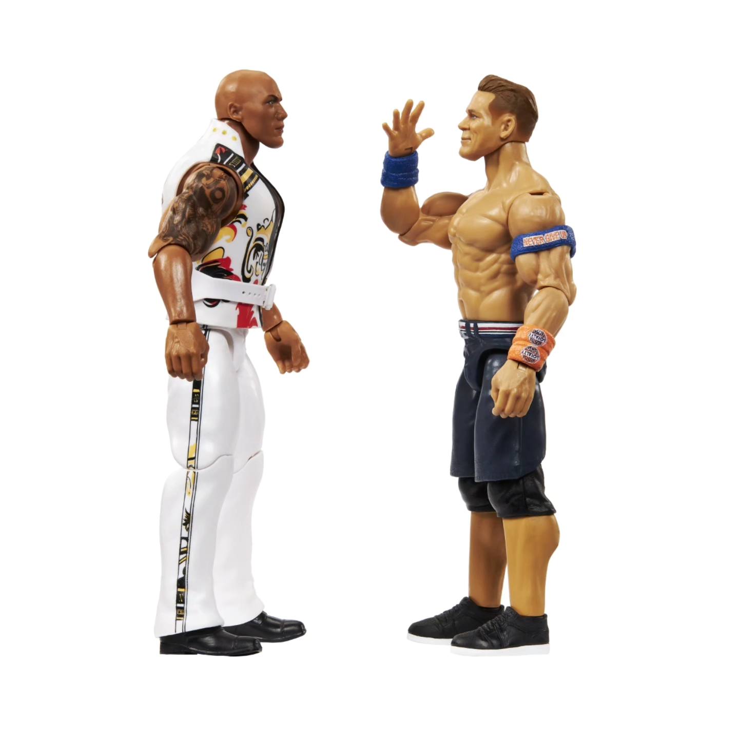 Lot De 2 Figurines WWE Main Event Showdown – Jey Uso Vs Drew McIntyre, 15,2 Cm, Articulées, Avec Accessoire