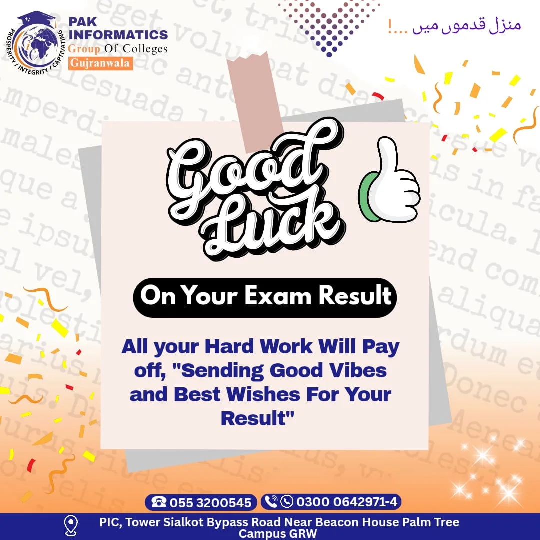 📚 Wishing... - Pak Informatics Group of Colleges Gujranwala | Facebook