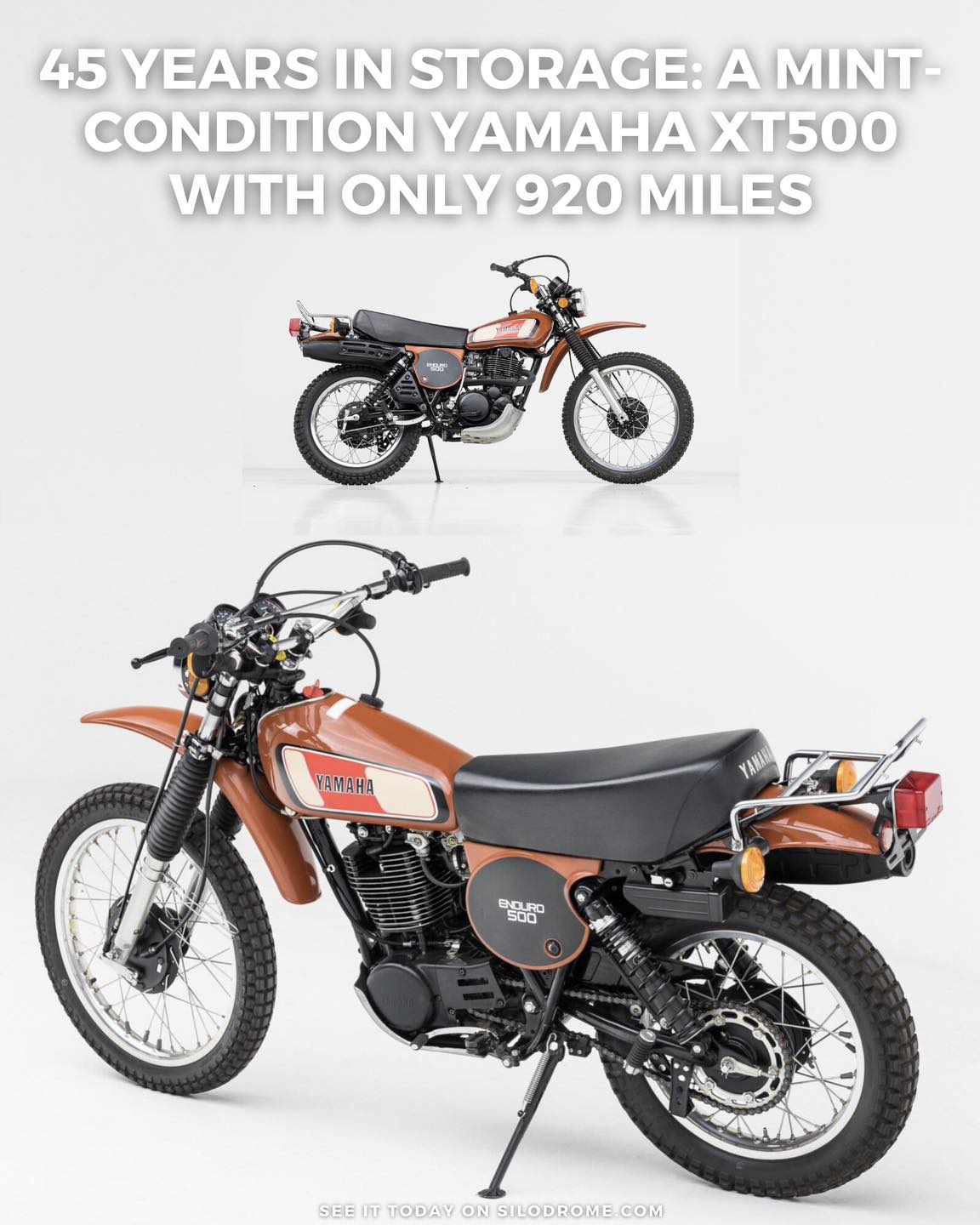 RARO Modellino di moto DAKAR in scala 1:24 YAMAHA XT500 (1979) Cyril