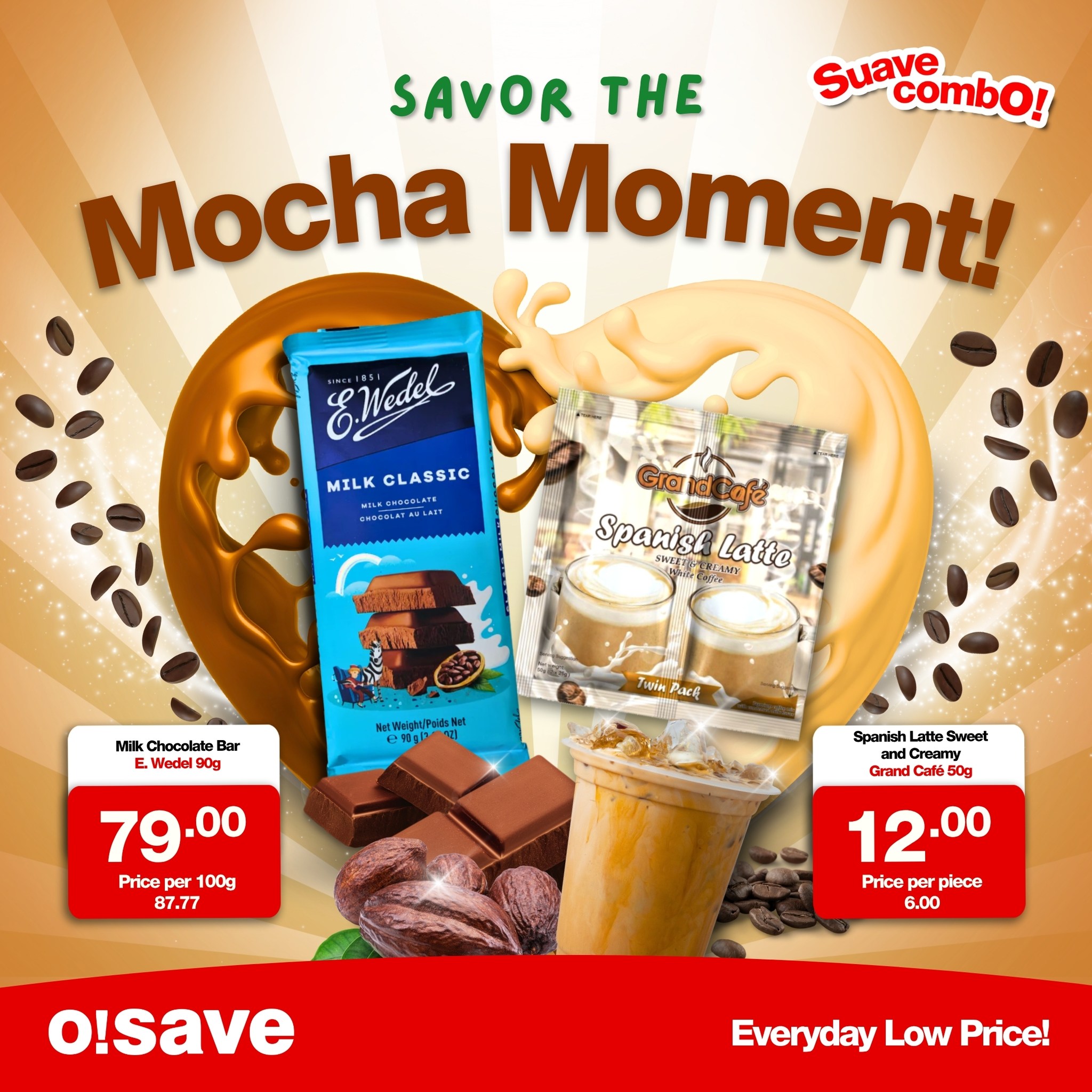 OSave - ☕🍫 Sip & Savor Combo! Spanish Latte Sweet and Creamy Grand Café ...