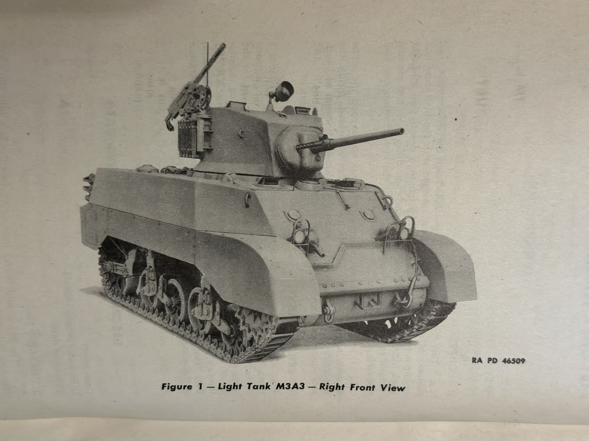 An M3A3 Stuart Light Tank was... - Museum of The American GI