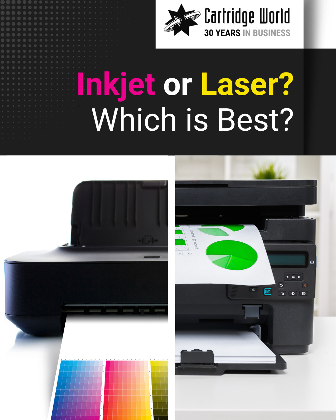 Cartridge - 🤔 Trying to decide between a laser and an inkjet printer ...