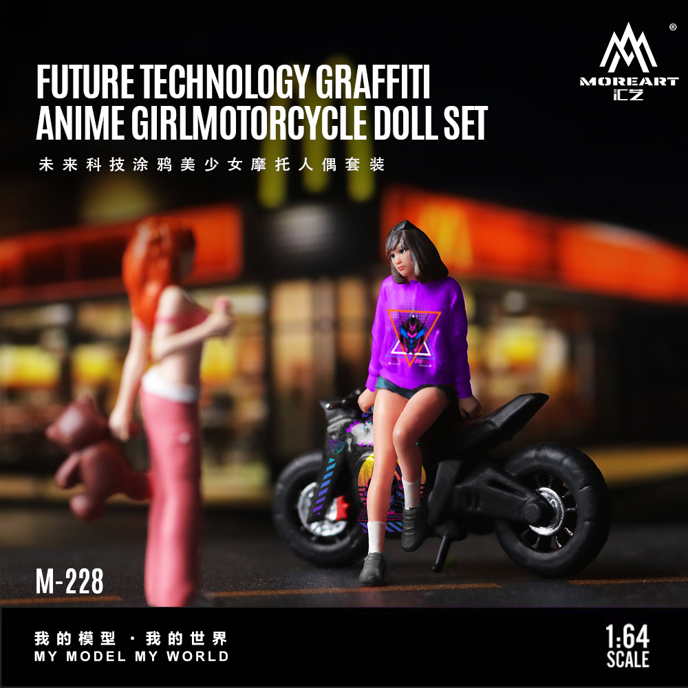 New Product Release: MoreArt 1:64 Future Technology Graffiti Cute