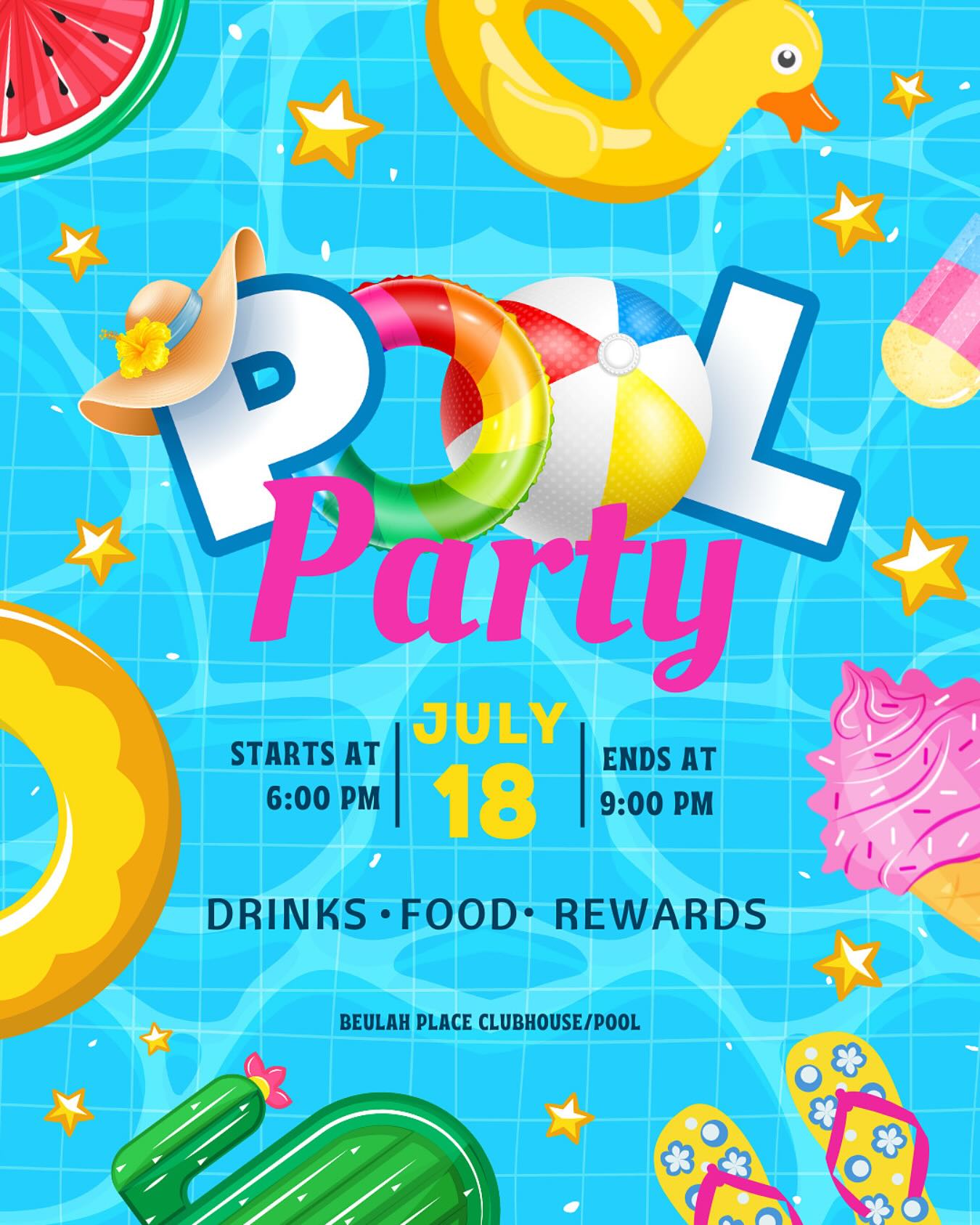 The Strand - 🎉 POOL PARTY – Friday, July 18th! 🎉 Get ready for a night ...