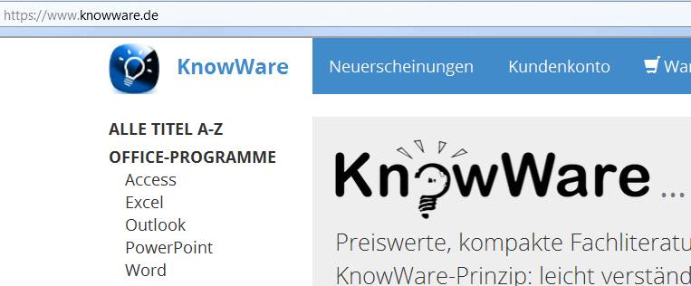 KnowWare - Wissensware und mehr