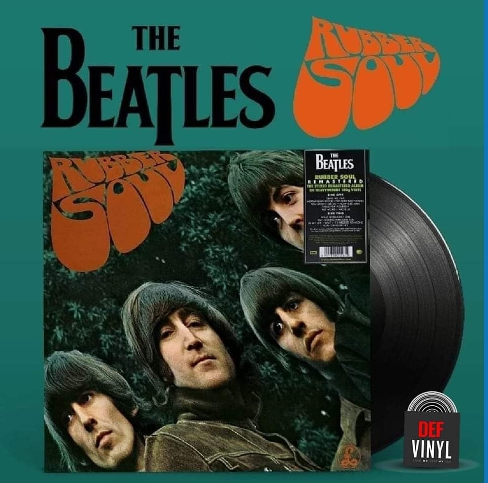 Beatles Rubber Soul poster at Park Ave CDs
