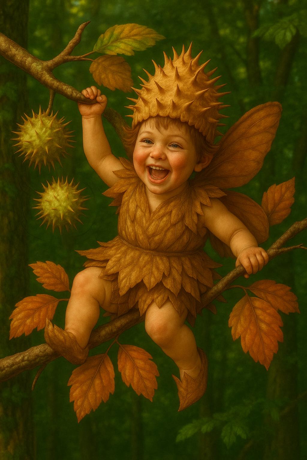 tis the season Horse Chestnut Fairy Artist - Cicely Mary Barker
