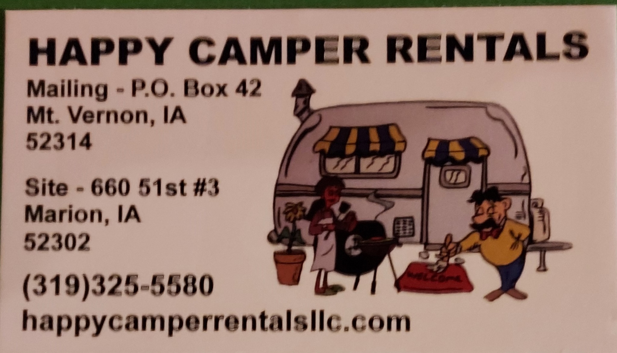 Curated visual reference: Picture Idea: Happy Camper Rentals