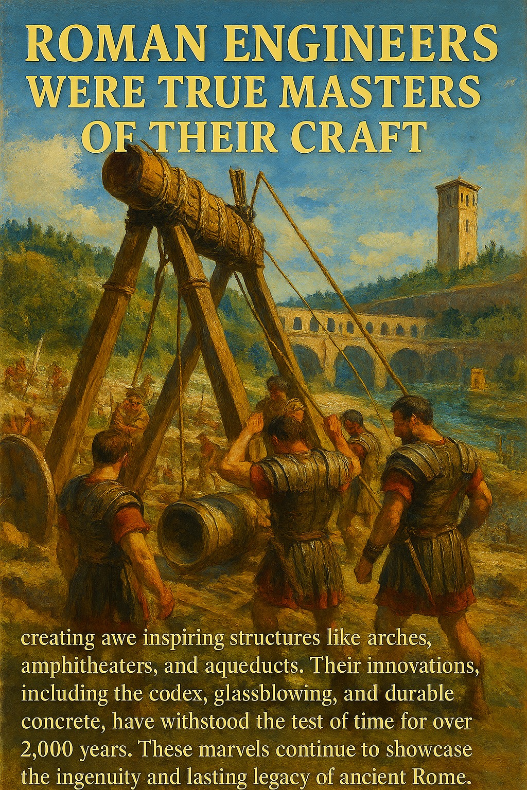 Roman - Roman engineers were true masters of their craft, shaping the ...