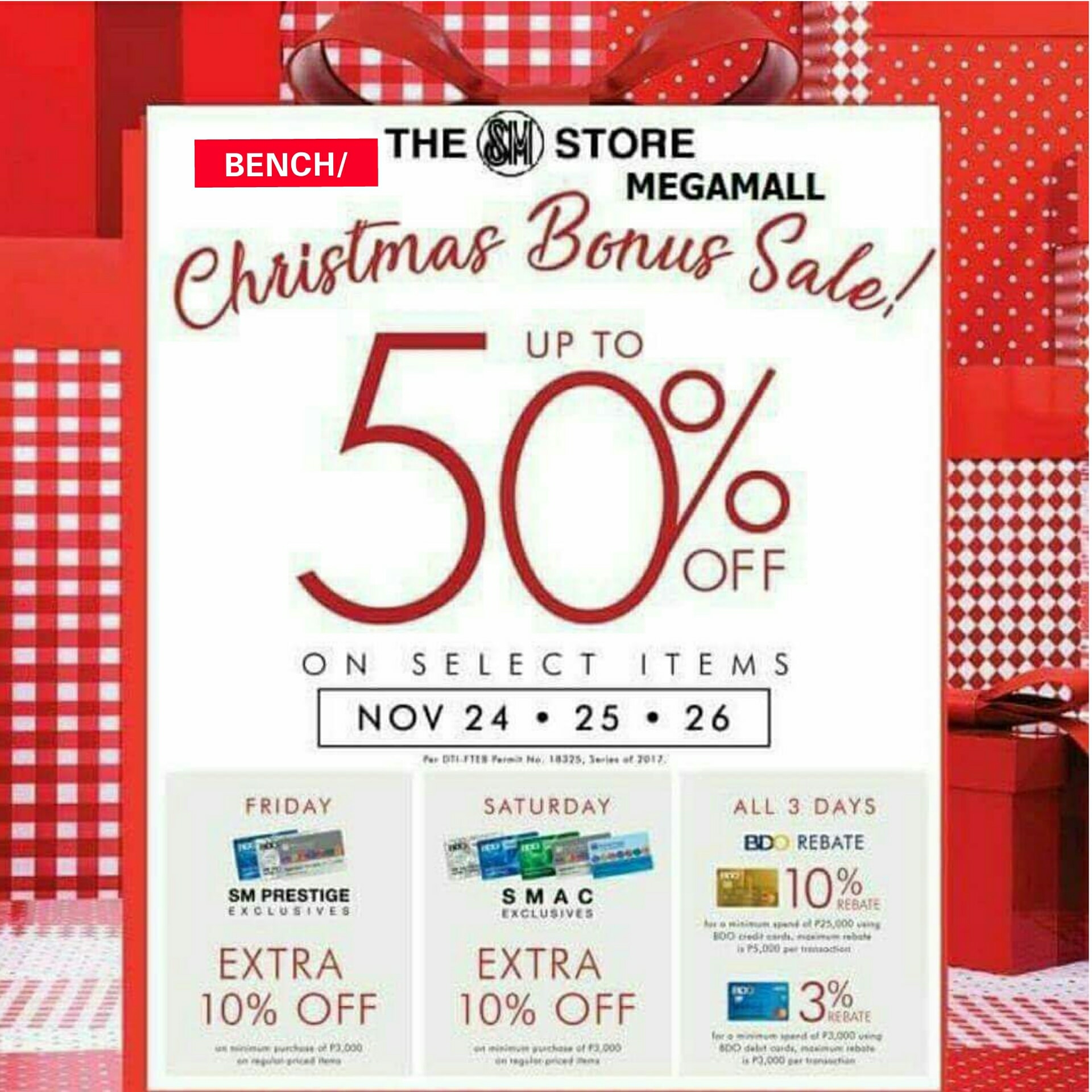 Bench/ At The SM STORE SM MegaMall | Mandaluyong