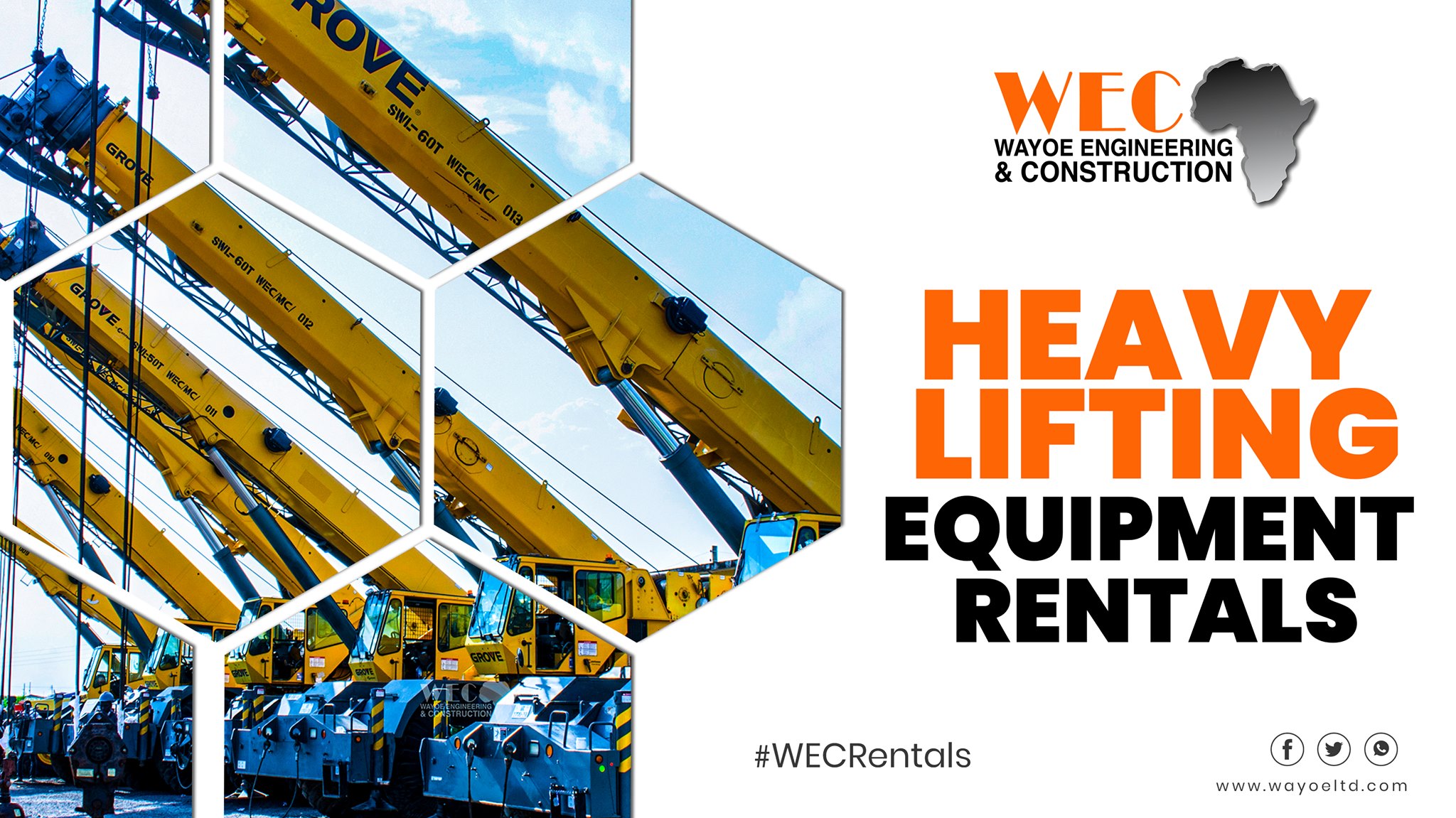 Wayoe Heavy Lifting Equipment Rentals