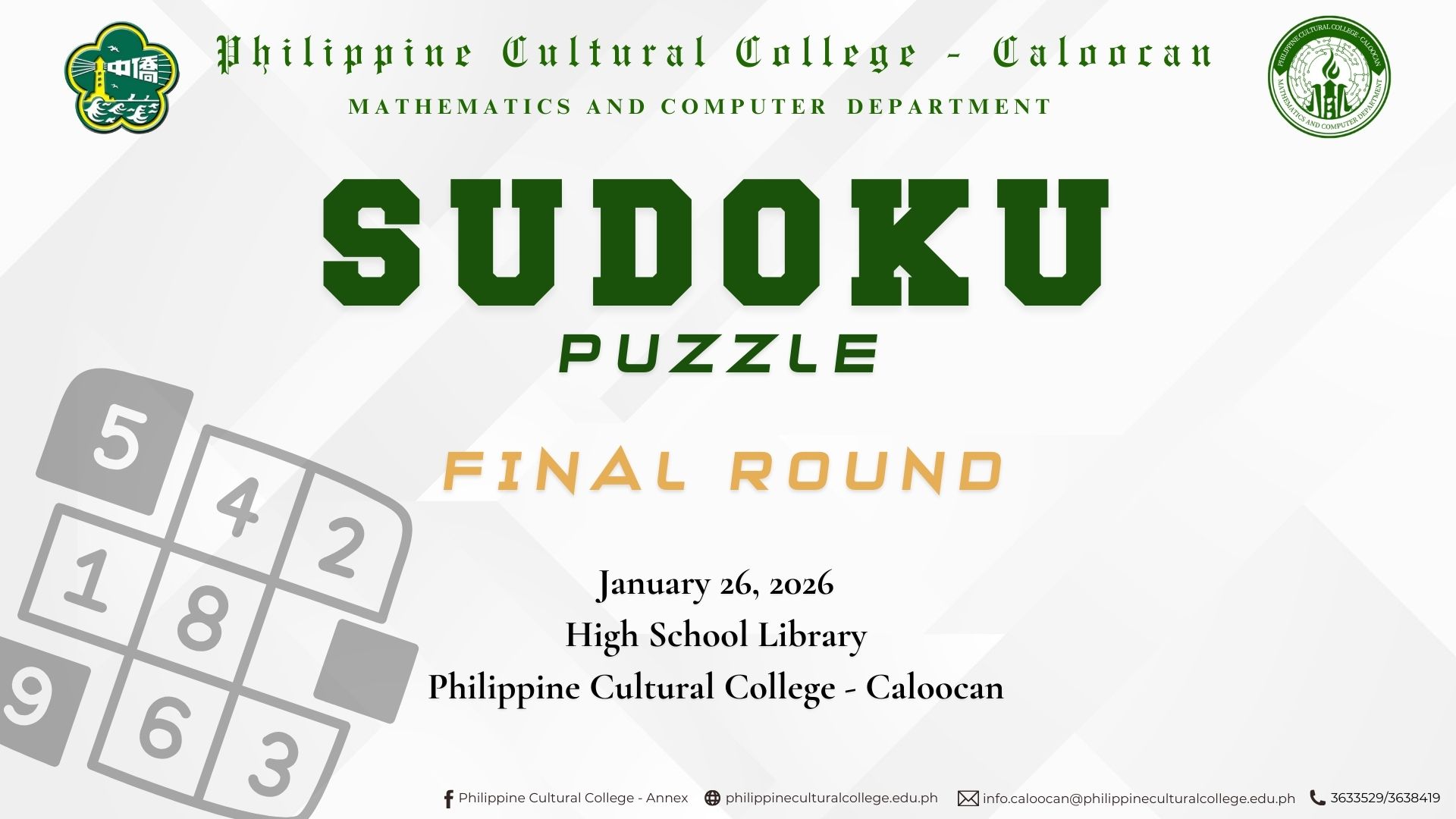 PCC Caloocan Mathematics Department | Caloocan