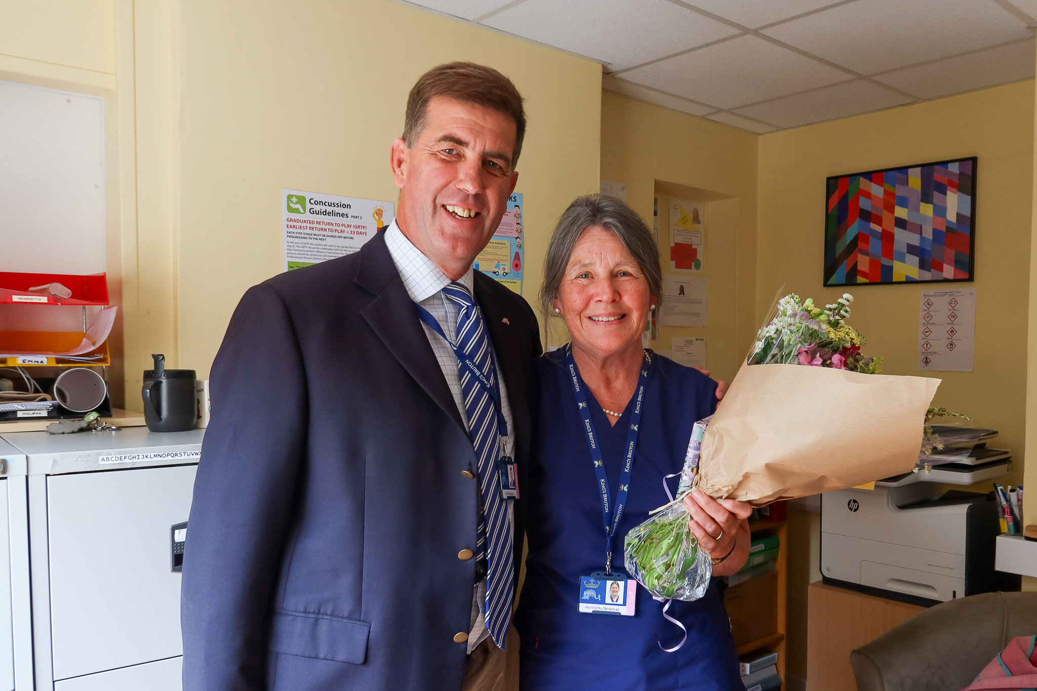 King's Bruton - The Headmaster popped down to thank... | Facebook