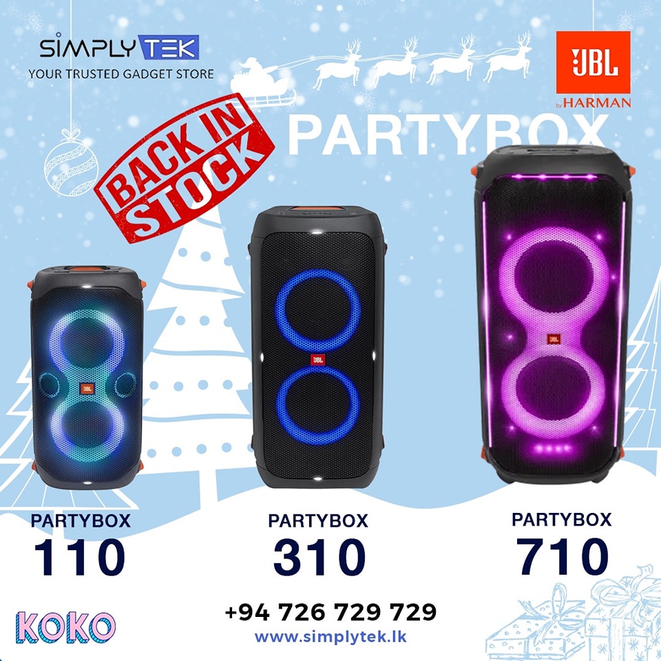 SimplyTek - Back in Stocks 🚨 JBL Partybox 110 JBL... | Facebook