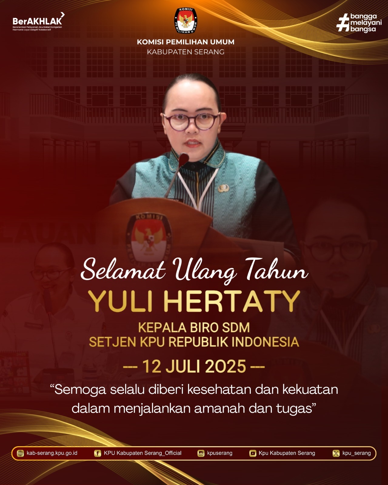 #TemanPemilih, Segenap... - KPU Kabupaten Serang_Official | Facebook