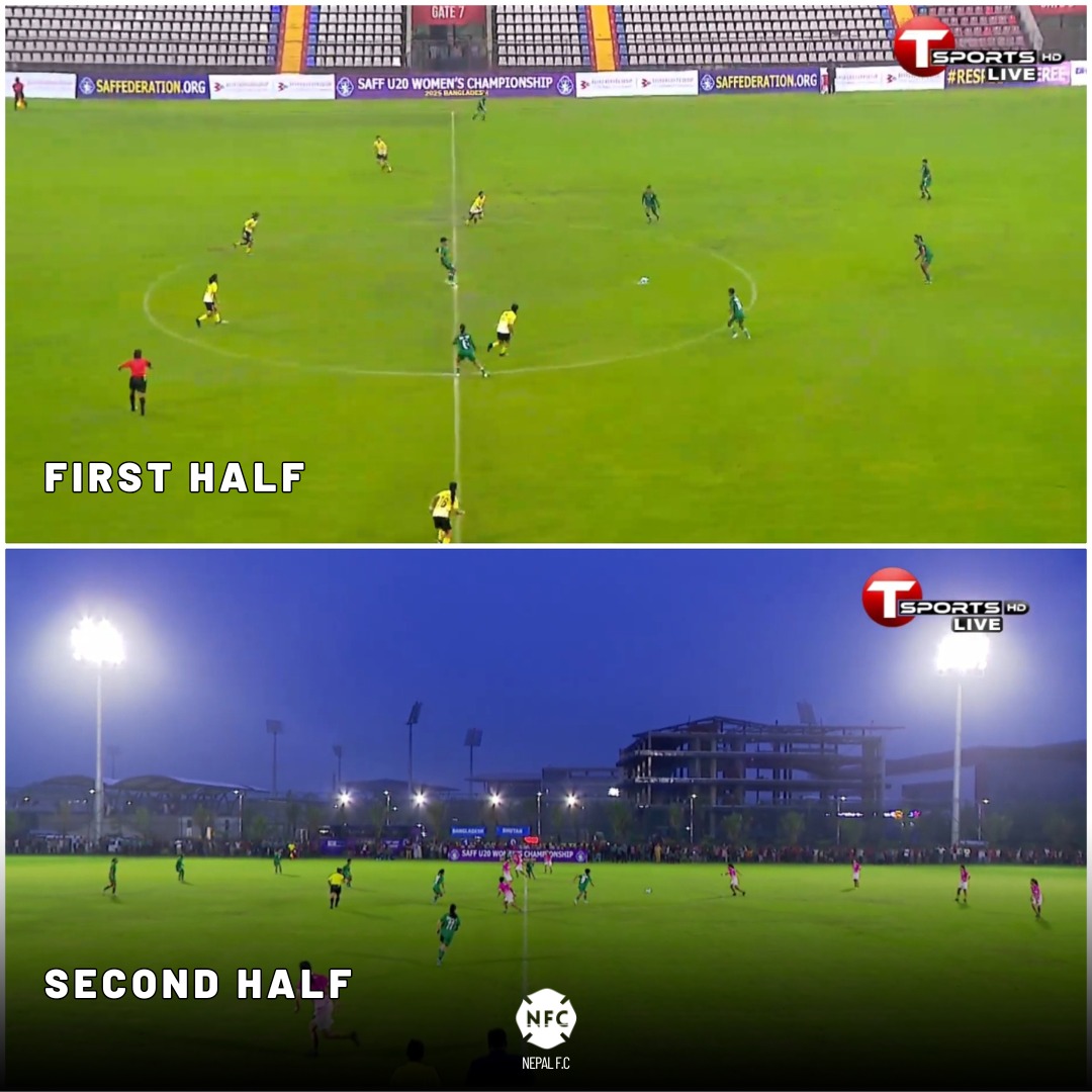 NEPAL - 🫨 One Match, Two Grounds – Absurd Scenes in the SAFF Women's ...