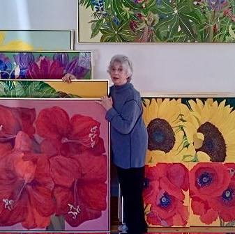 Honouring Canadian artist Helen Lucas and her sunflower paintings