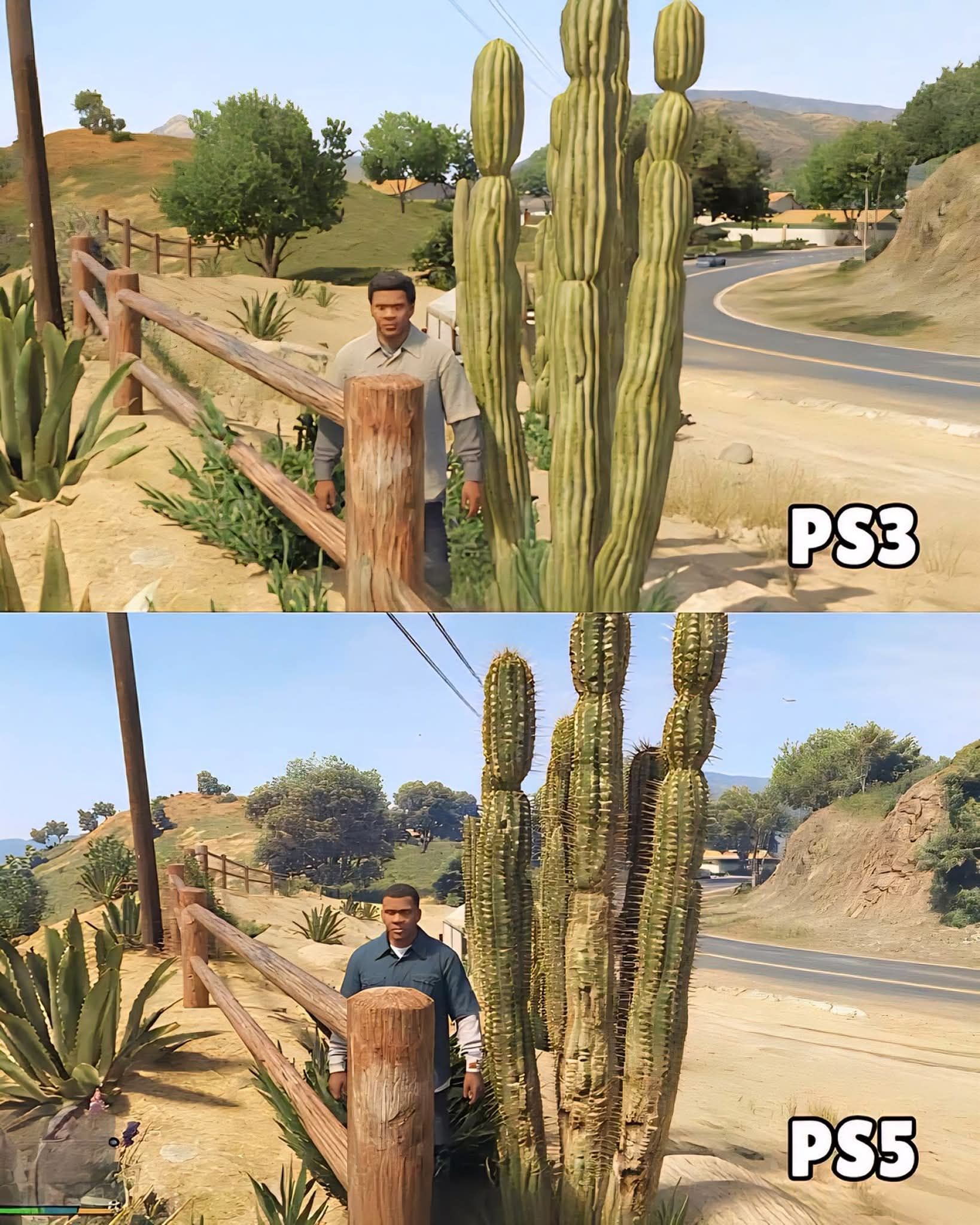 GTA V Then vs Now 🔥 PS3 vs PS5 #GTAV Flow Flow 10円 FWDO MEIN