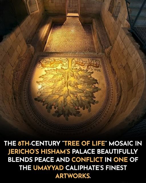 Interesting - The “Tree of Life” mosaic at Hisham’s Palace in Jericho ...