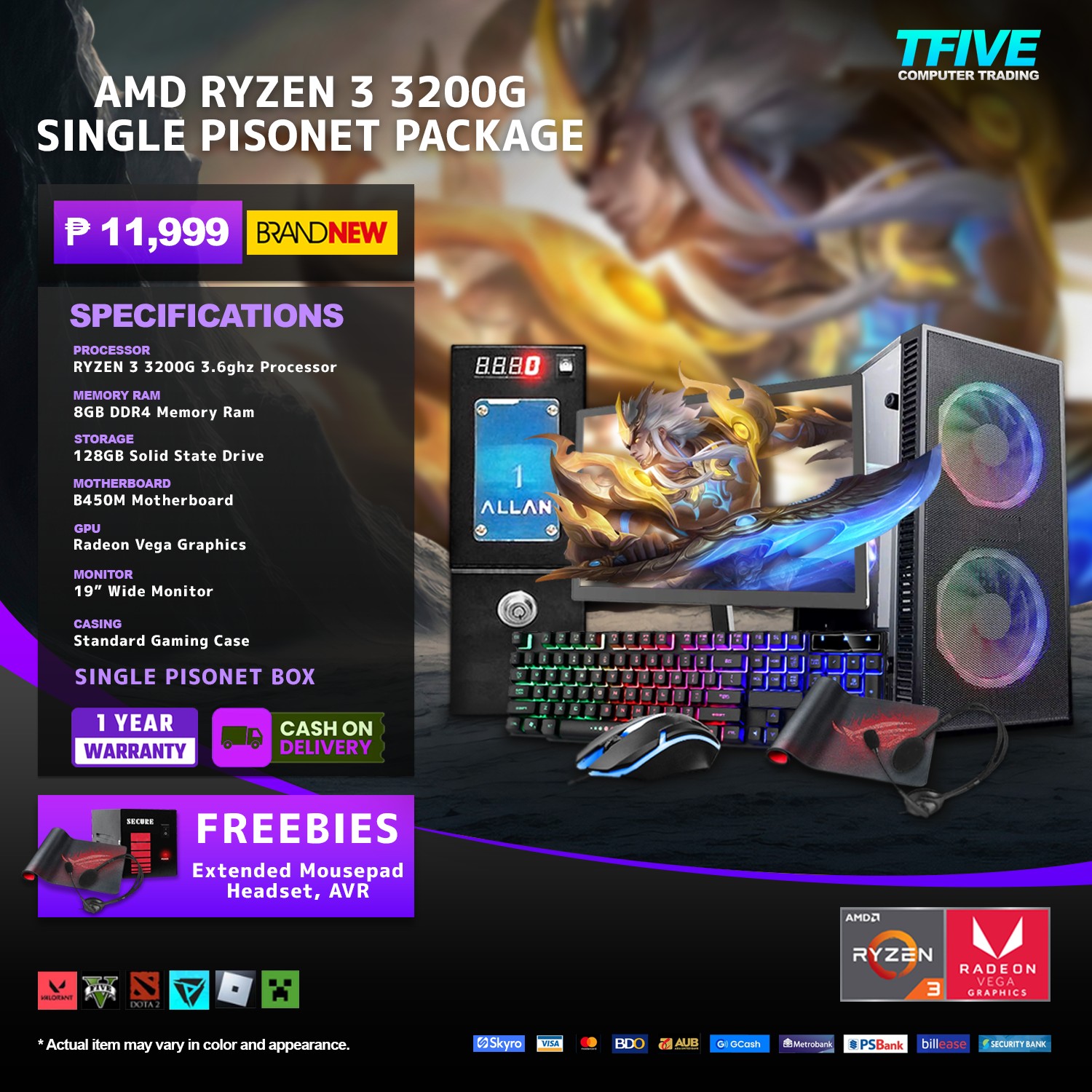 Computer Set & Pisonet Store | Quezon City