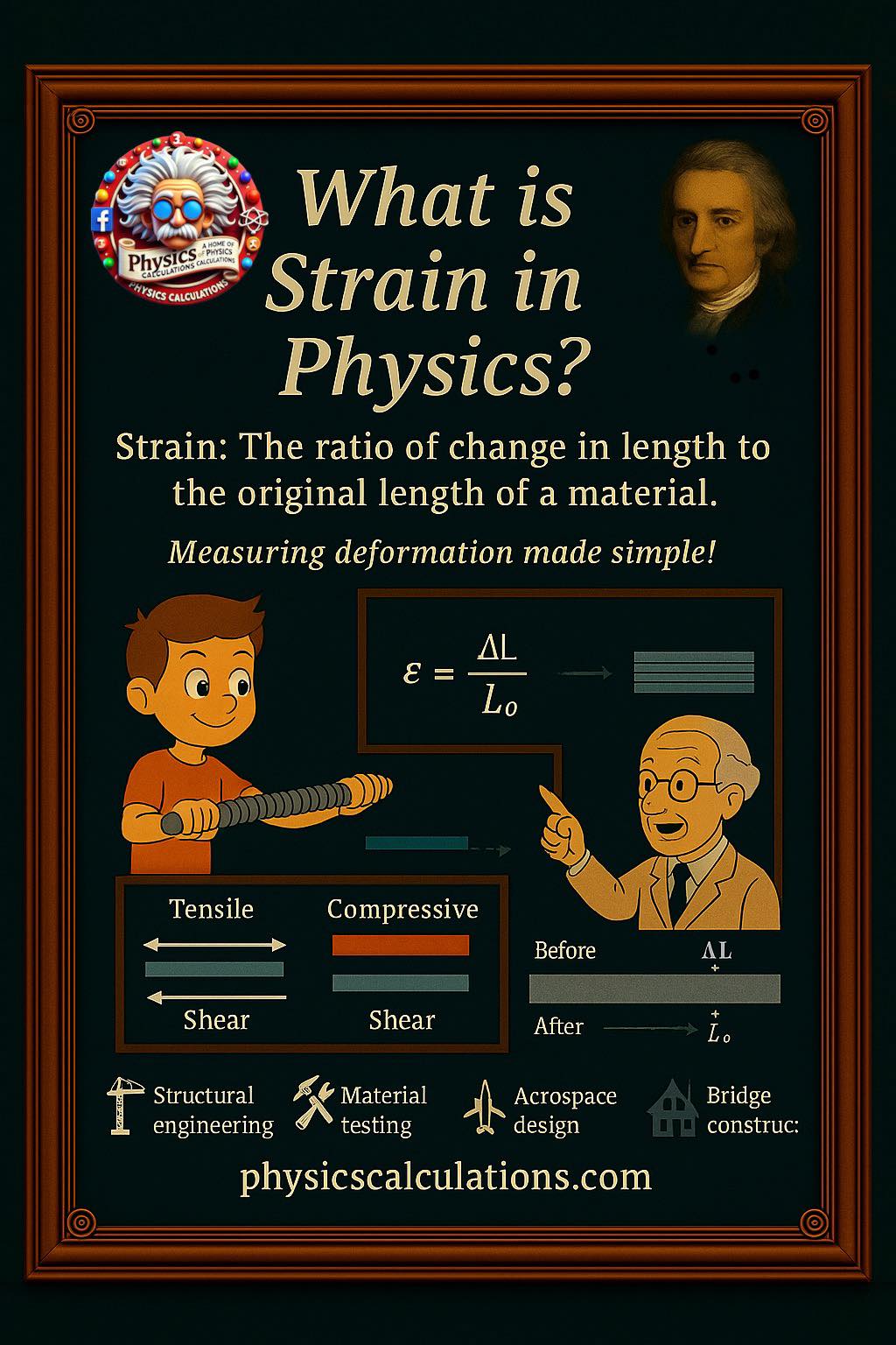 What is Strain in Physics?... - Physicscalculations | Facebook