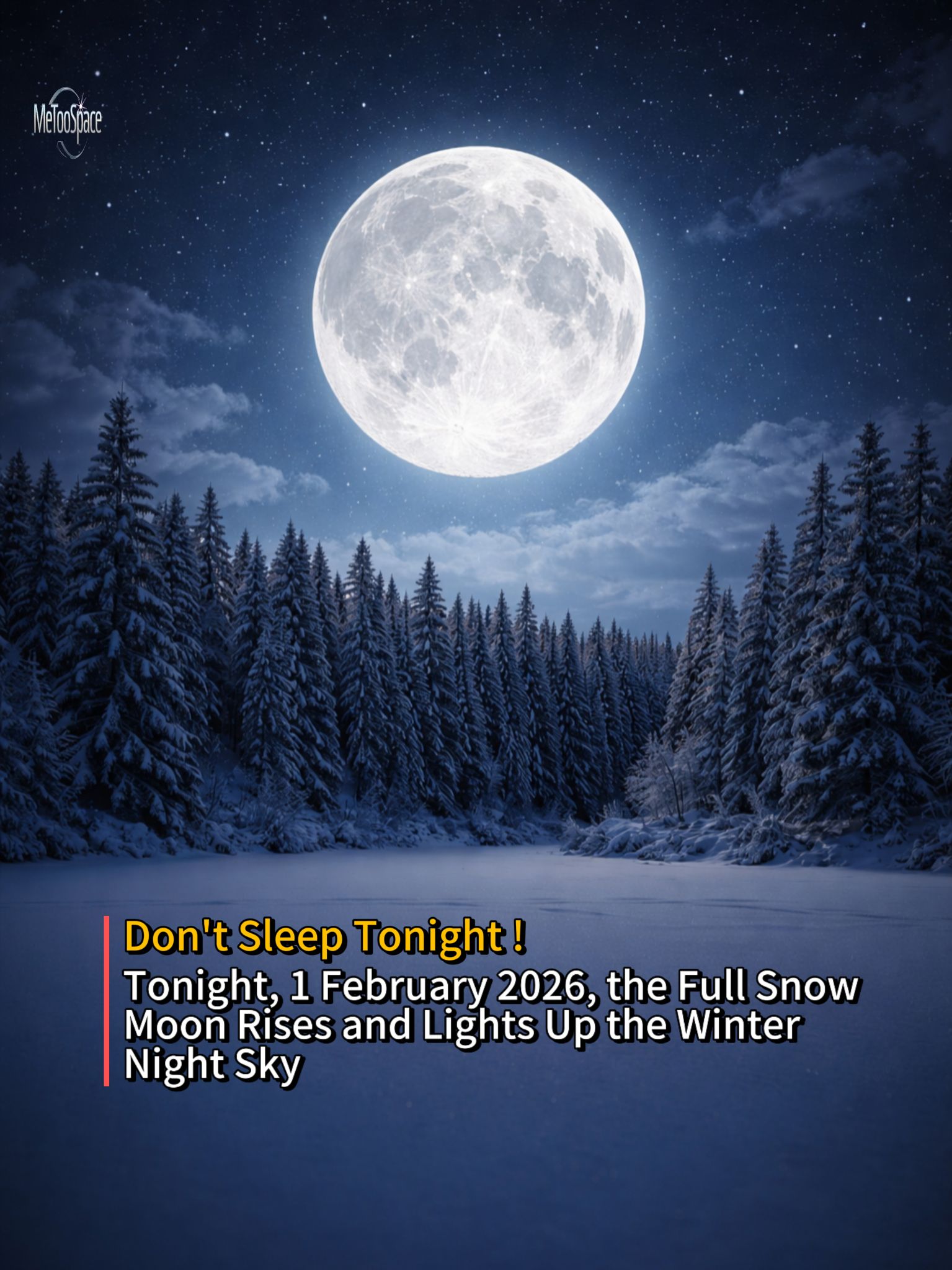 MeToo - 🌕 ️Don’t Sleep Tonight ! Tonight, 1 February 2026, the Full ...