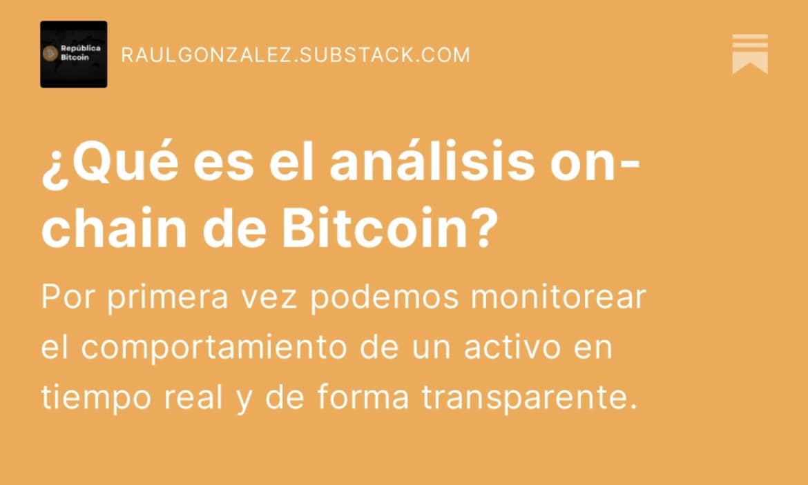 Octopus Capital - Conoce el análisis on-chain de #Bitcoin...