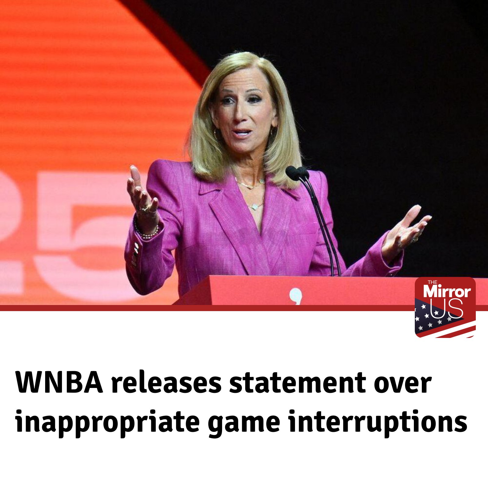 Mirror US - The WNBA has released a statement after... | Facebook