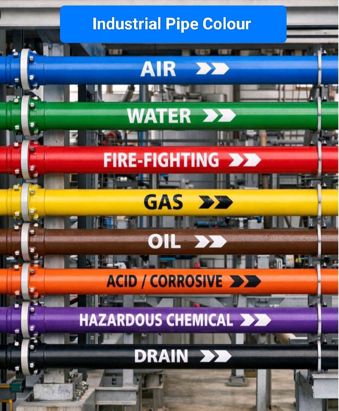 Fire-fighting - vwny is colour coaing requirea tor pipelines in an ...