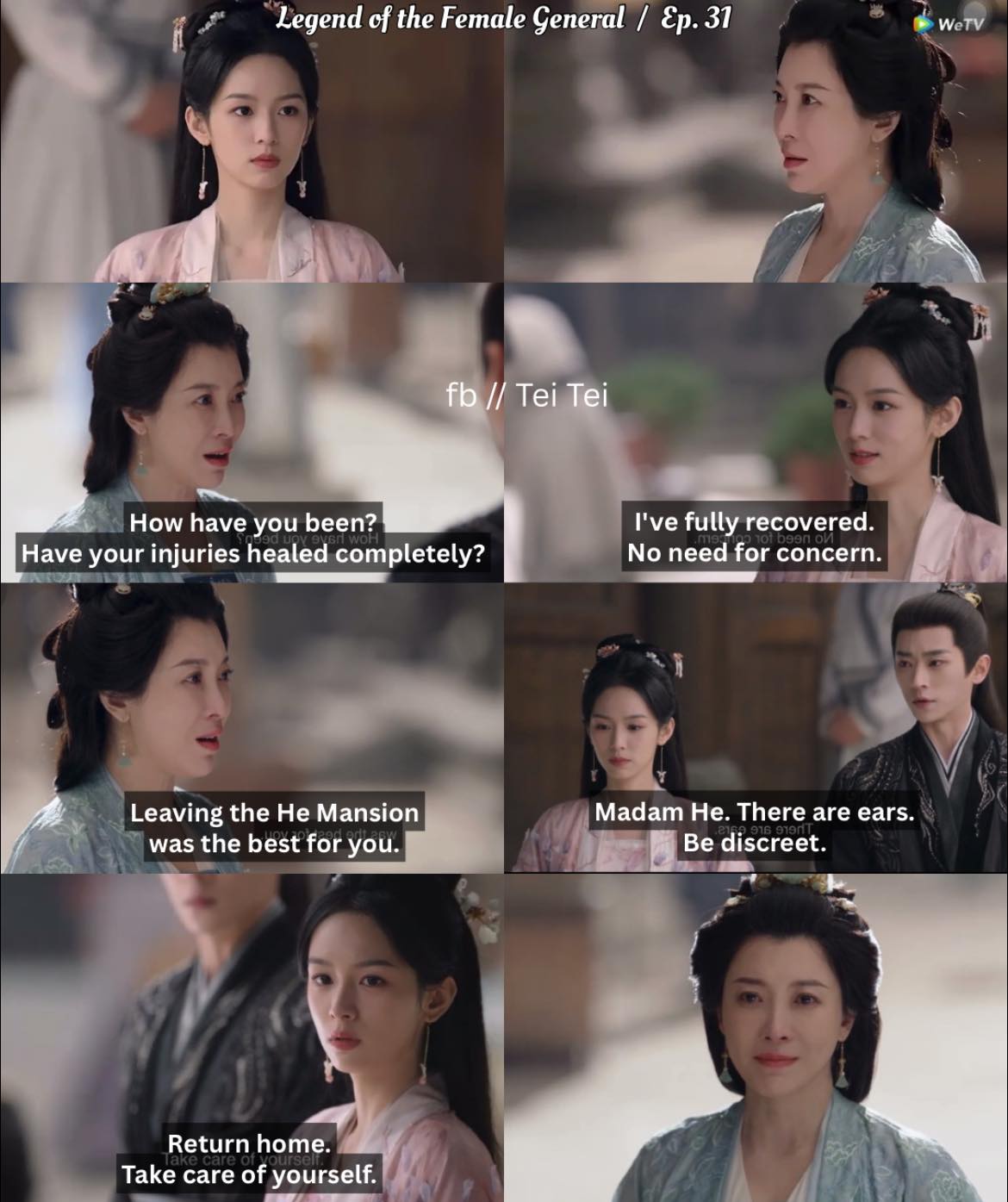 Tei - Every time He Yan and Madam He met, my tears kept falling down 🥲🤧 ...
