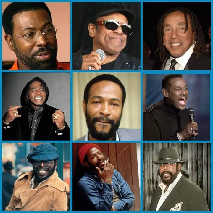 Marvin Gaye(1) Barry White (2) Luther Vandross(3)