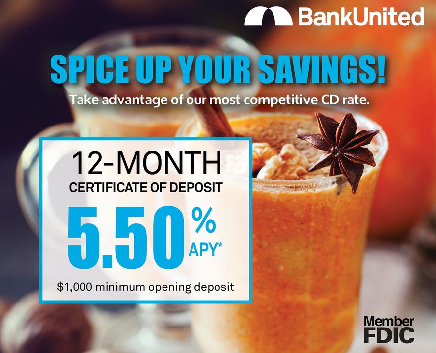 BankUnited - 🍂 Fall into savings with our most competitive... | Facebook