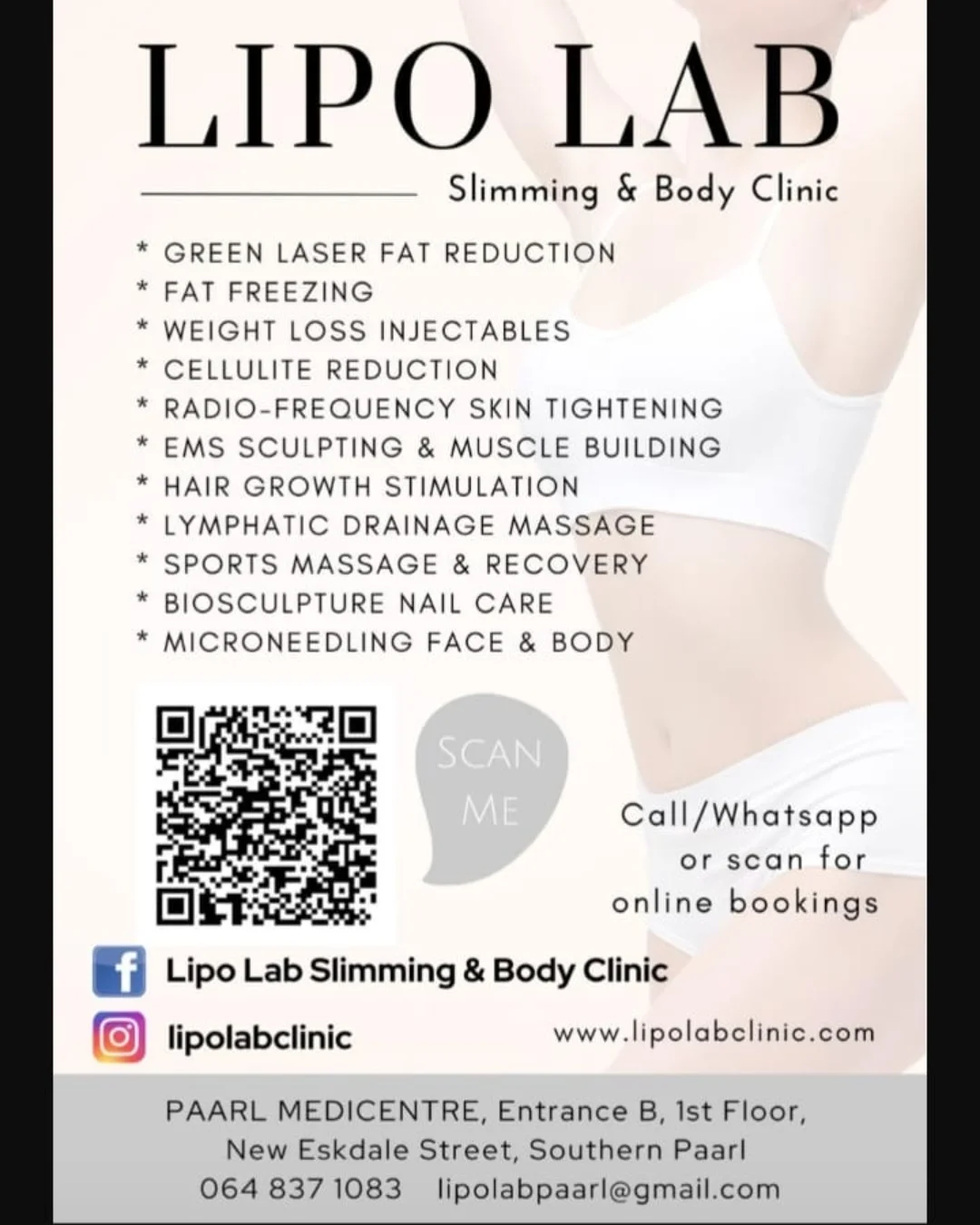 Lipo - Lipo Lab Slimming & Body Clinic, your Paarl based premier ...