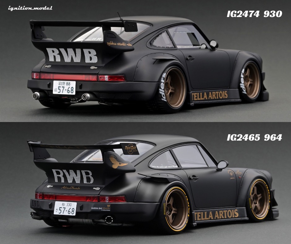 IGNITION RWB 1:18 STELLA 限定 Nakai-san's RWB 930 STELLA ARTOIS in 1/18 scale is now available