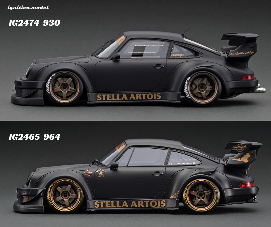 Nakai-san's RWB 930 STELLA ARTOIS in 1/18 scale is now available