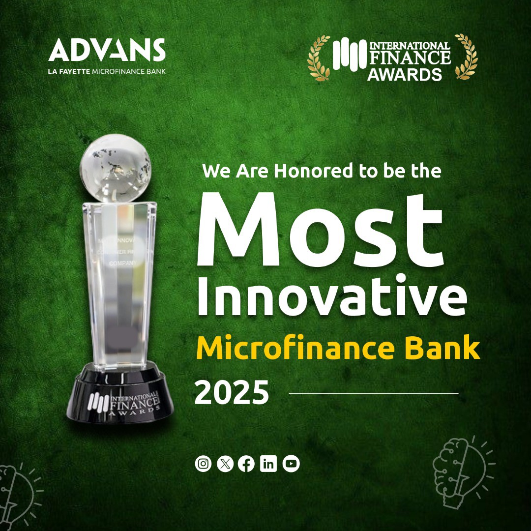 Advans Nigeria - We Did It! We’re honoured to be named... | Facebook
