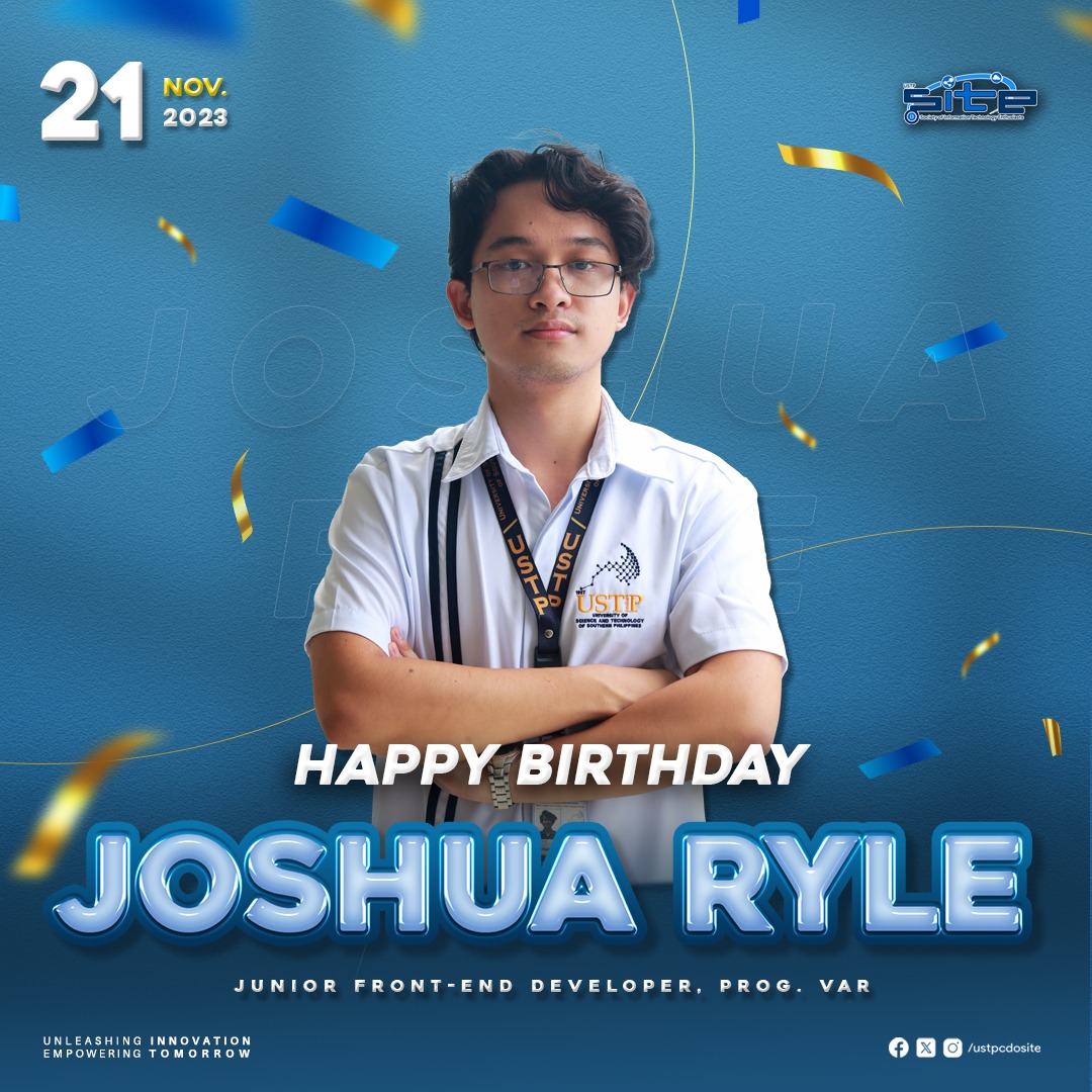 𝐍𝐮𝐦𝐛... - Society of Information Technology Enthusiasts - USTP | Facebook
