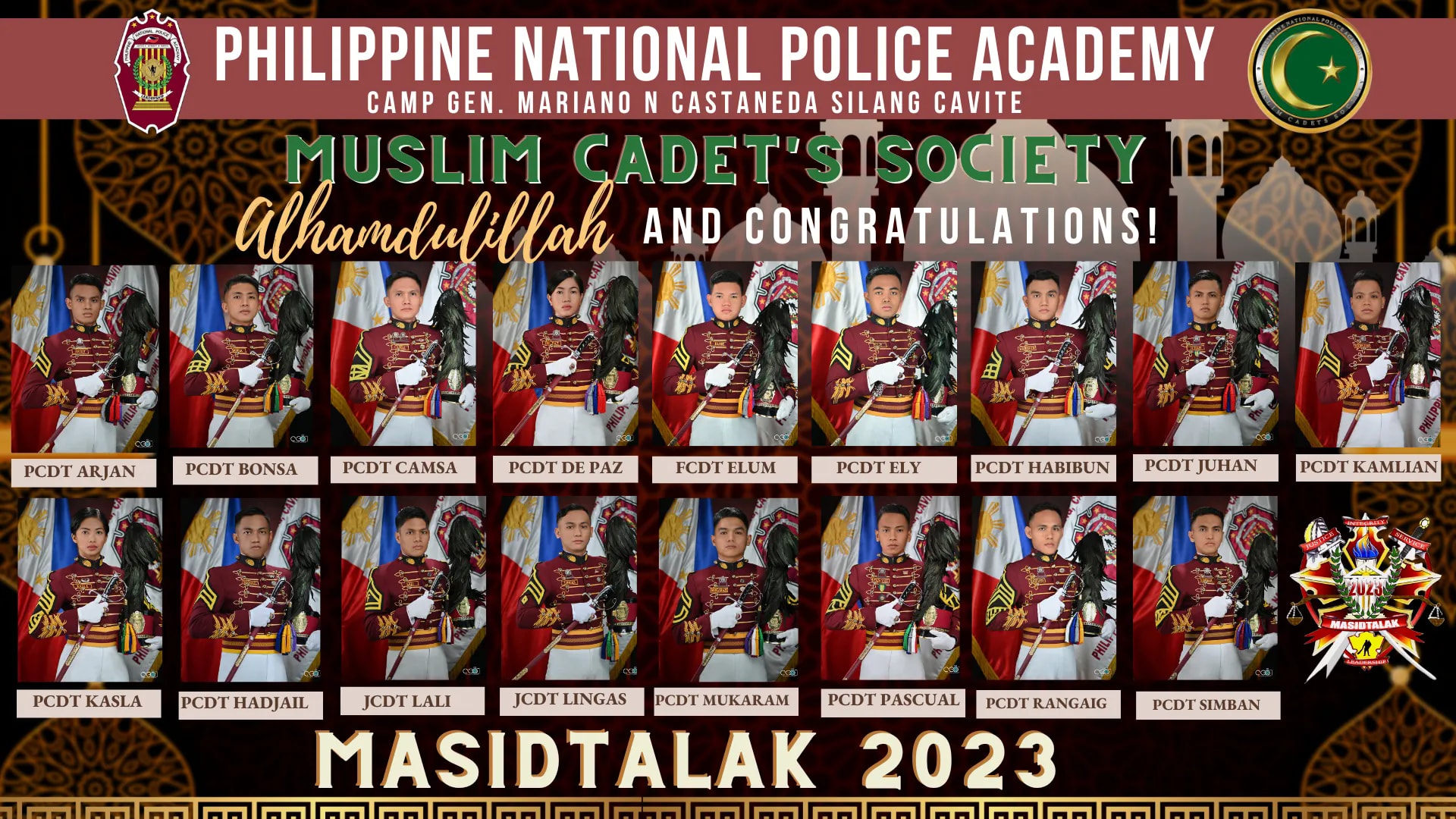 Muslim - Alhamdulillah and Congratulations to the 17 Muslim Cadets who ...