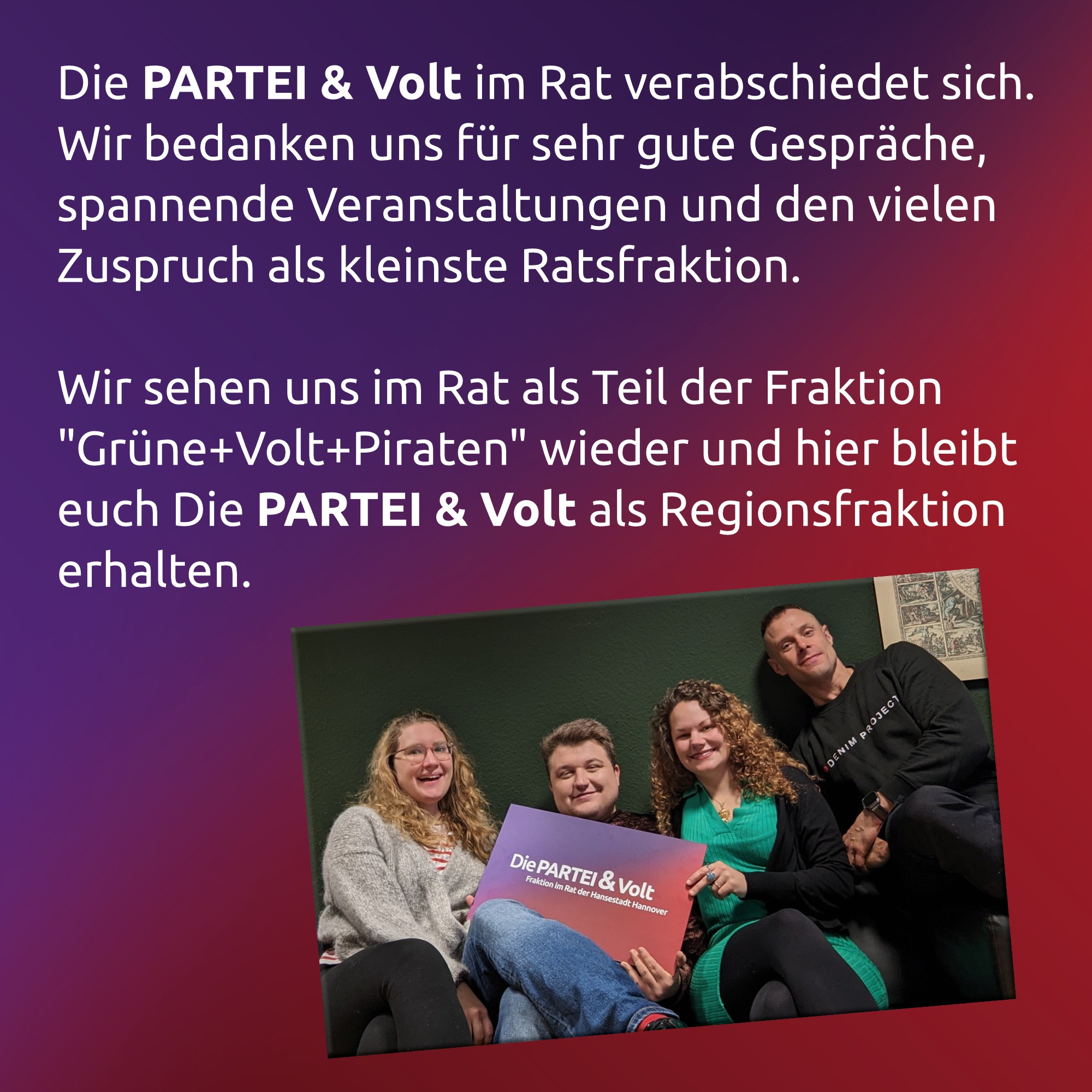 Die PARTEI & Volt | Hanover