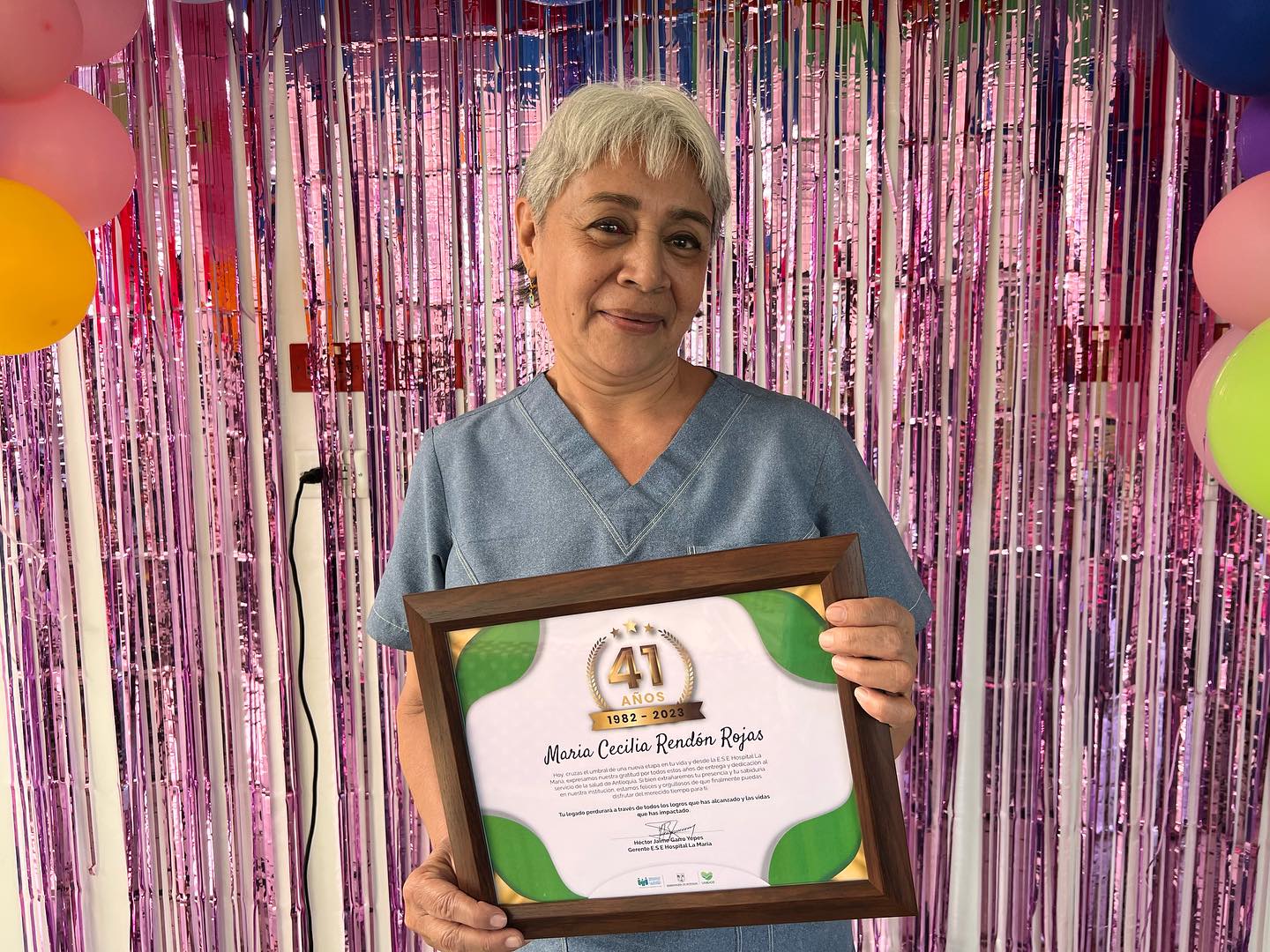 📆☀️ Hoy, María Cecilia Rendón... - E.S.E Hospital La María