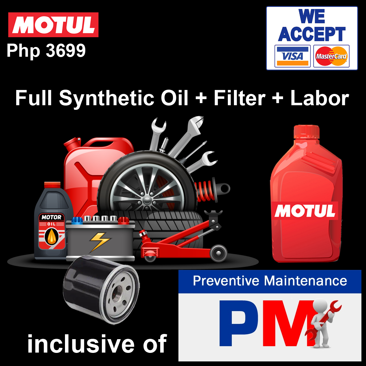 ZenithHub - Oil Change + PMS Package Inclusions: √ 4... | Facebook