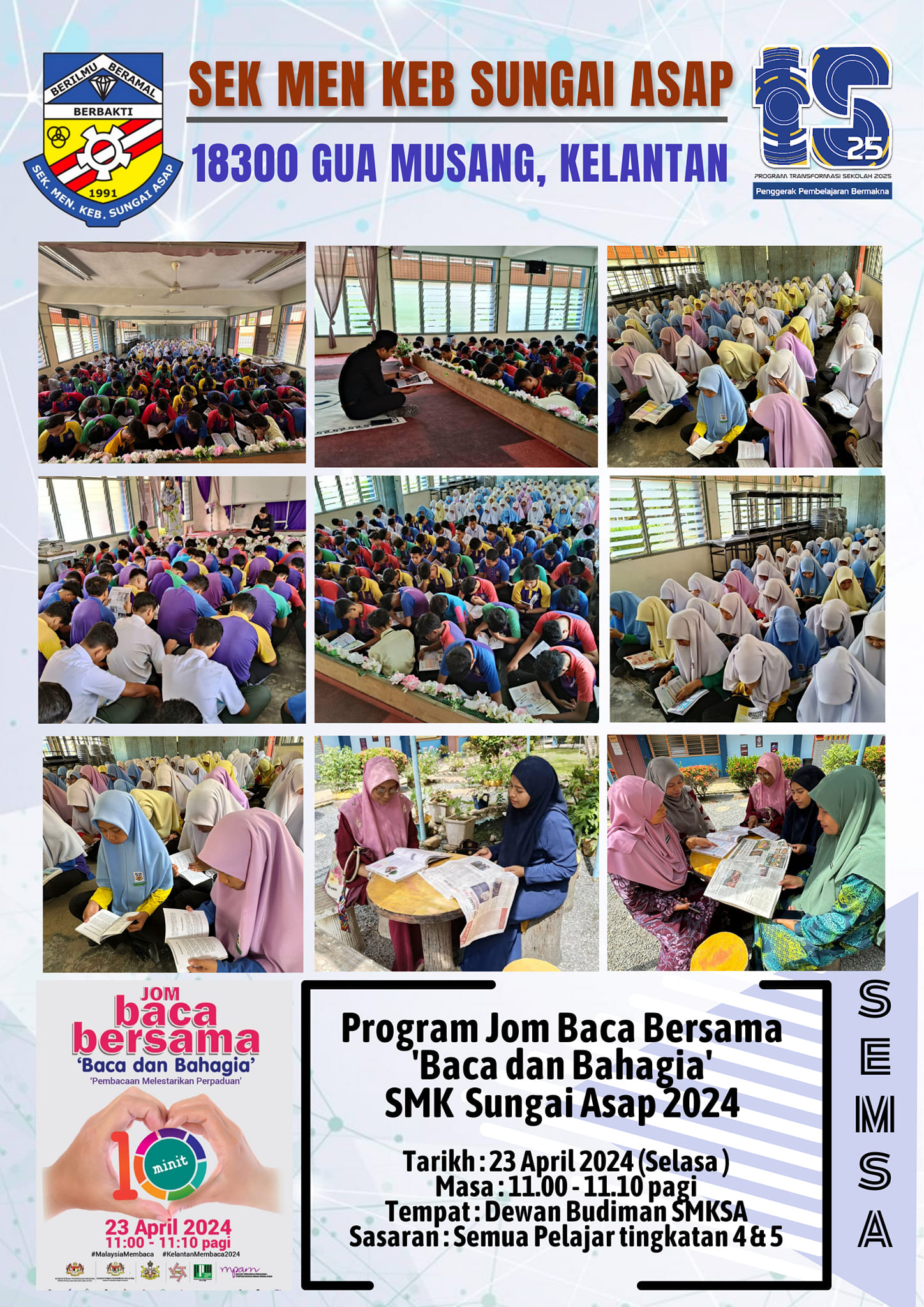 Sekolah Menengah Kebangsaan Sungai Asap, Gua Musang | Gua Musang
