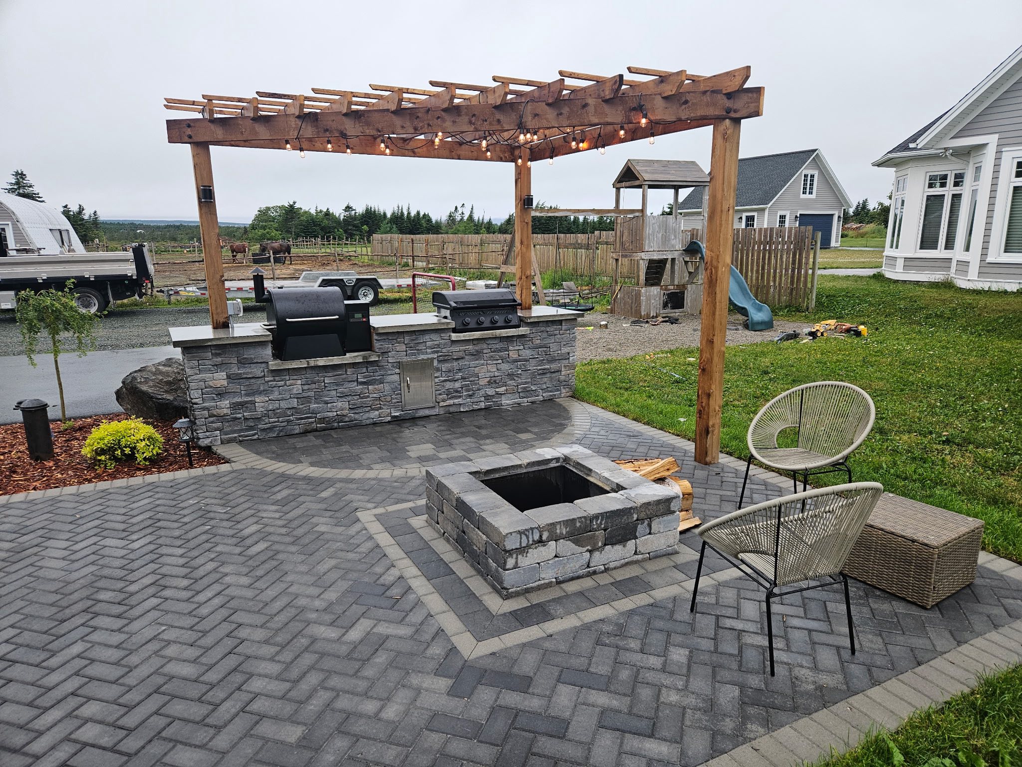 Newcrete - Check out this amazing backyard set up done by Mercer's ...
