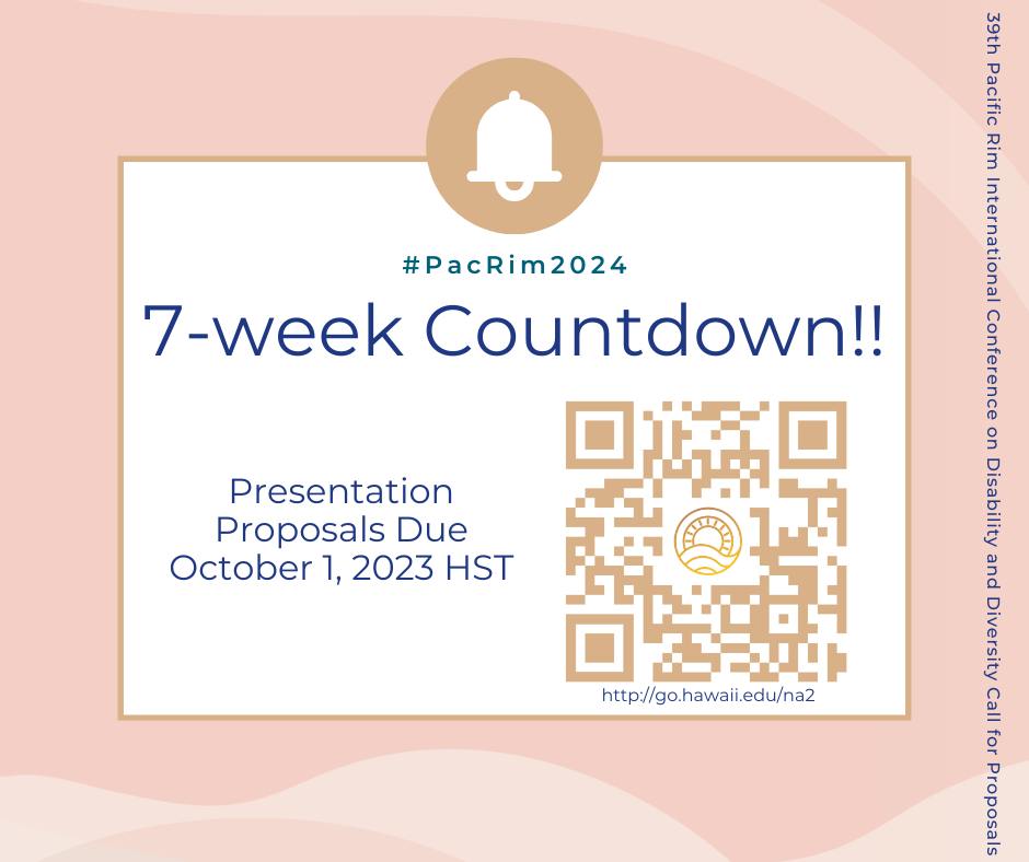 Pacific - 7-week countdown!! #PacRim2024 Presentation Proposals are due ...
